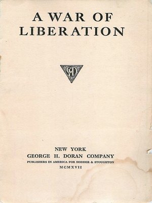 cover image of A War of Liberation